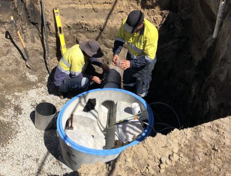 Eaton Foreshore Sewer Installations