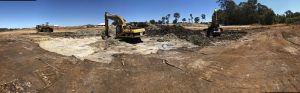 Leeuwin Civil performing subdivision works for the Rapids Landing Estate, 2018